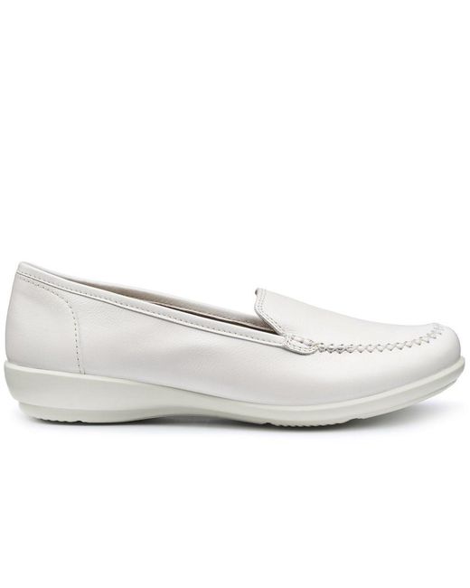 Hotter White Jazz Extra Wide Shoes