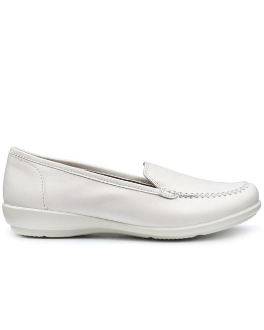 Hotter White Jazz Extra Wide Shoes
