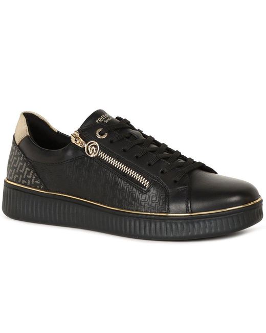 Remonte Black Patter Trainers