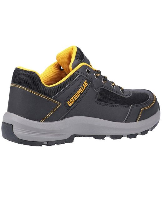 Caterpillar Gray Elmore Safety Trainers for men