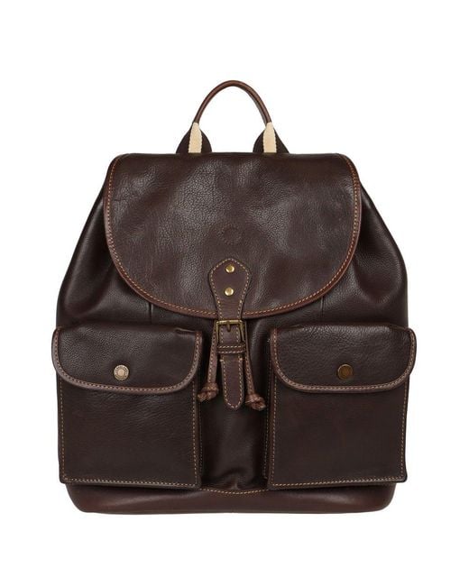 Lakeland Leather Brown Kelsick Leather Backpack