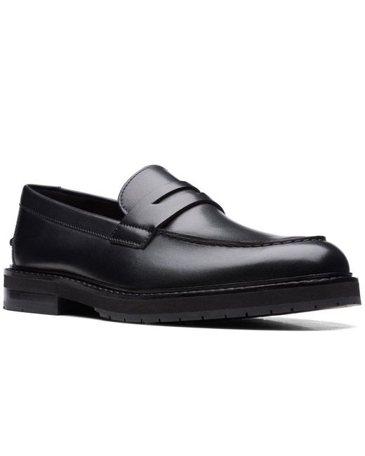 Clarks Black Craft North Lo Loafers for men