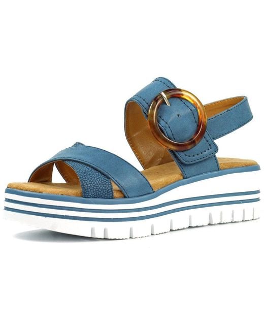 Lunar (GRS) Blue Elise Sandals