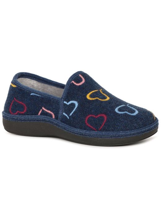 Lunar (GRS) Blue Joyful Full Slippers