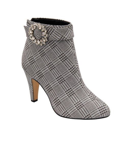 Lotus Gray Adele Ankle Boots