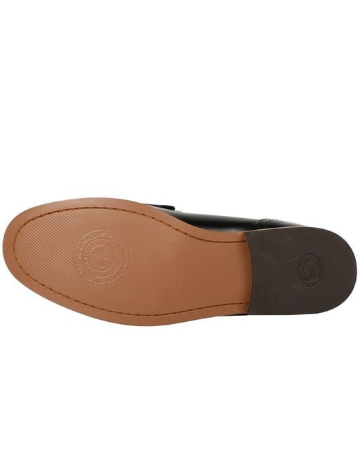 Base London Black Garfield Penny Loafers for men