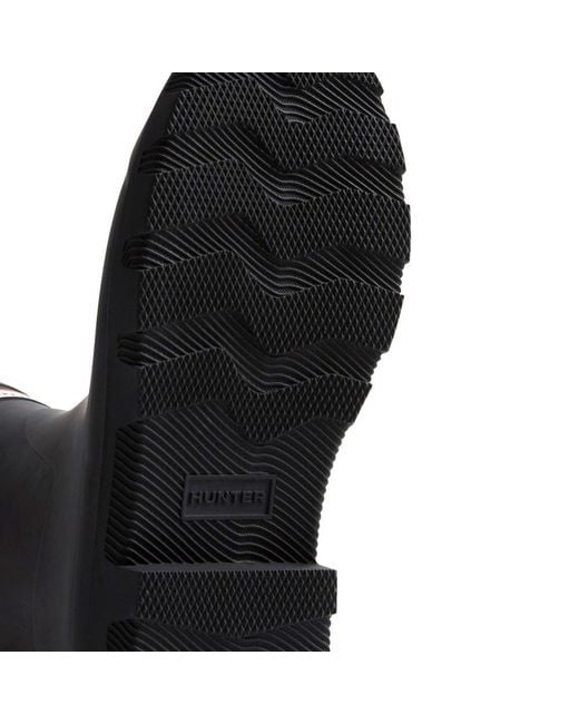 Hunter Black Downpour Short Wellingtons