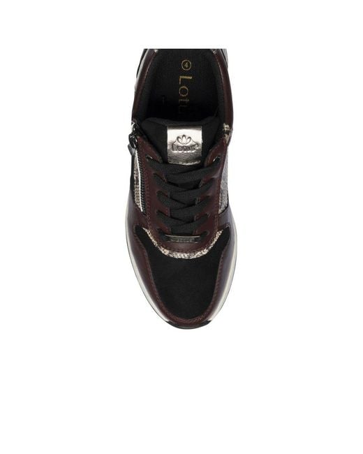 Lotus Black Moore Trainers
