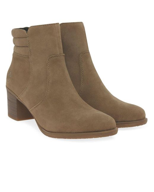 Rieker Brown Jodie Ankle Boots