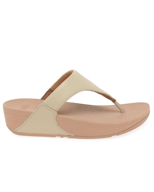 Fitflop Multicolor Fitflop Lulu Leather Toe Post Sandals