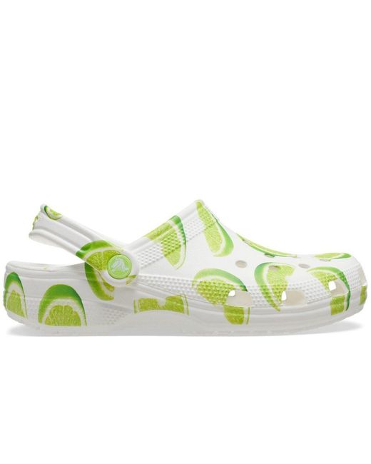 CROCSTM Green Classic Graphic Clogs