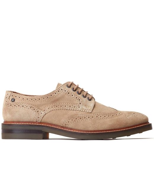 Base London Brown Hatfield Brogues for men