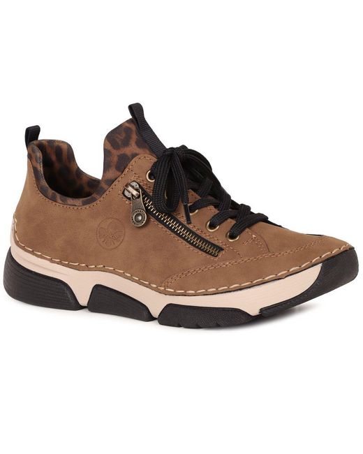Rieker Brown Excursion Trainers