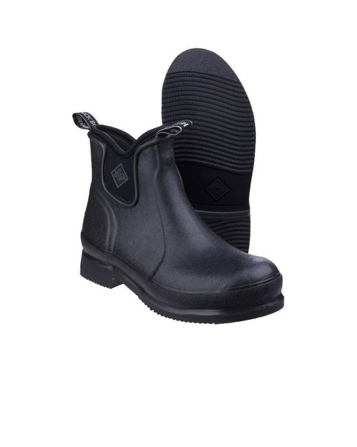 Muck Boot Black Wear Stable Yard Short Wellingtons
