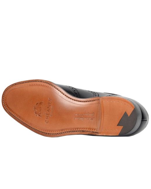 Cheaney Black Arthur Iii Oxford Brogues for men