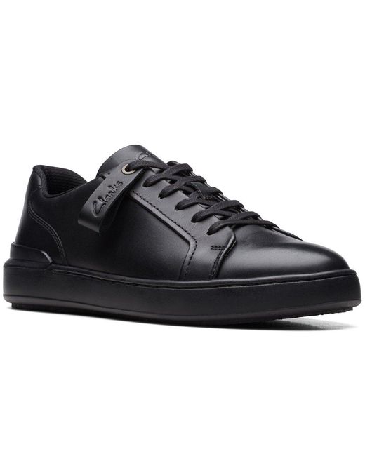 Clarks Black Court Lite Move Trainers for men