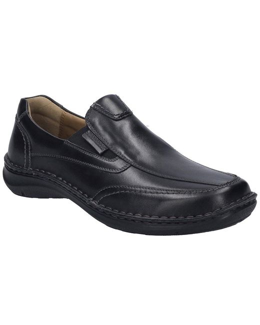 Josef Seibel Black New Anvers 67 Loafers (Schwarz) for men