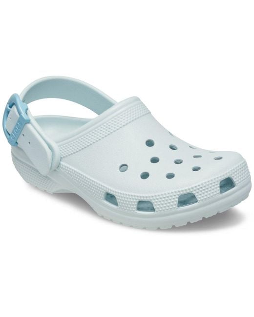 CROCSTM Blue Classic Buckle Clogs