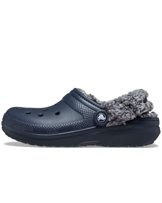 CROCSTM Blue Classic Fleece Lined Clog for men