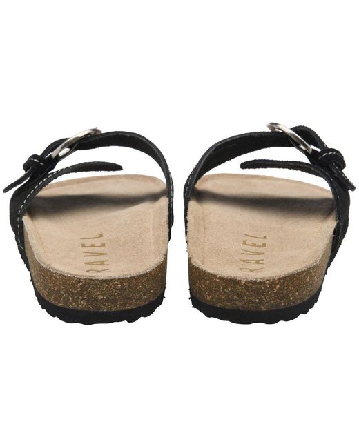 Ravel Brown Salton Slider Sandals