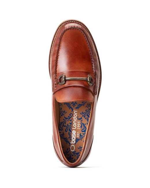 Base London Brown Madison Loafers for men