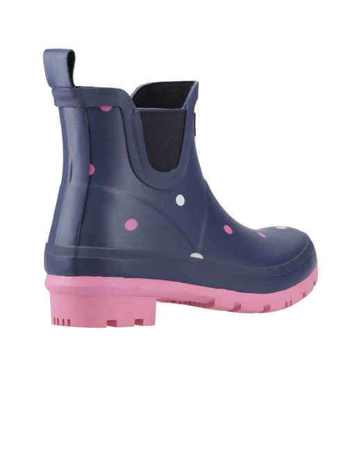 Cotswold Blue Clarence Ankle Wellingtons
