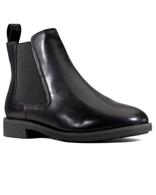 Clarks Black Griffin Plaza Chelsea Boots