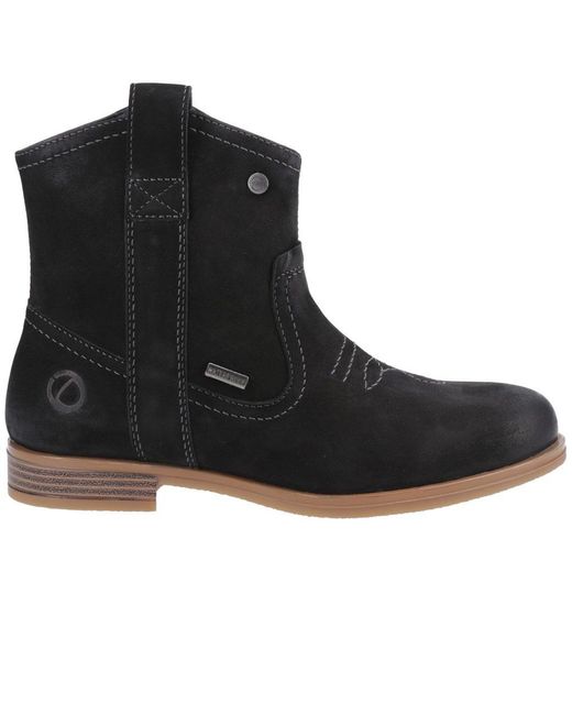 Cotswold Black Signet Ankle Boots