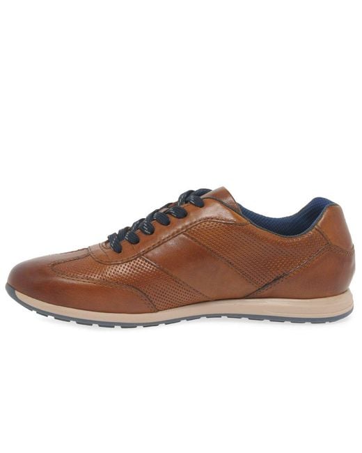 Bugatti Brown Truman Trainers for men