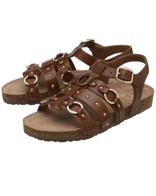 Ravel Brown Bolam Sandals