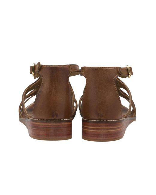 Ravel Brown Cardwell Low Heeled Sandals