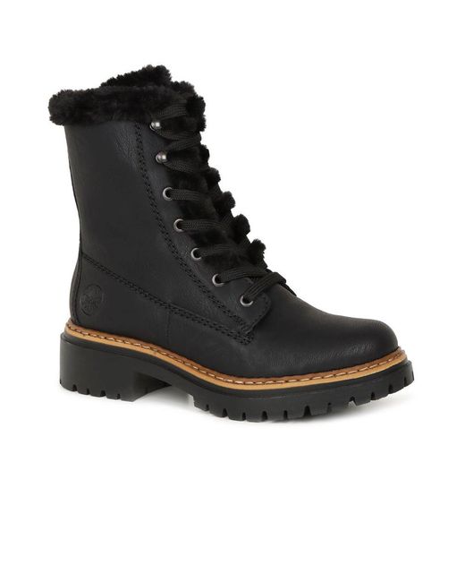 Rieker Black Arkansas Ankle Boots