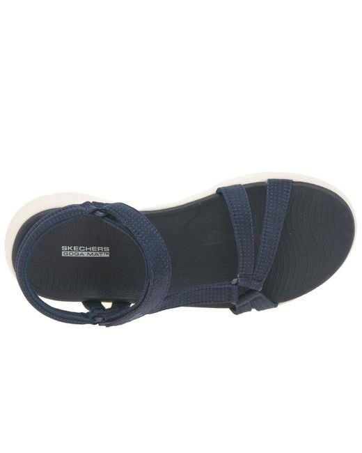 Skechers Blue Go Walk Flex Sublime Sandals
