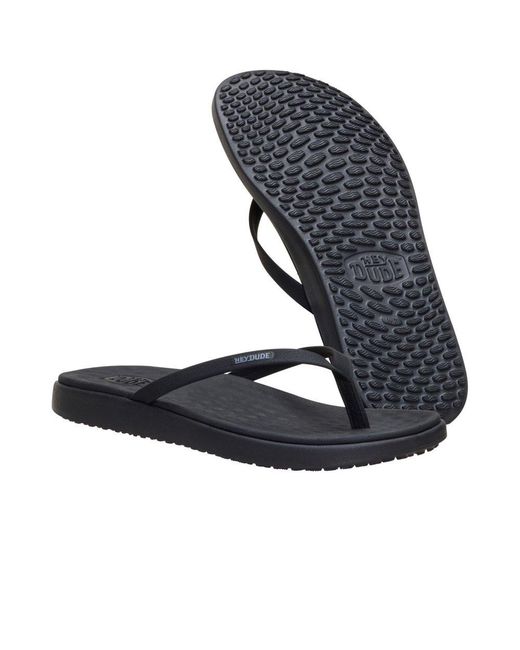 HeyDude Blue Maui Breeze Flip Sandals