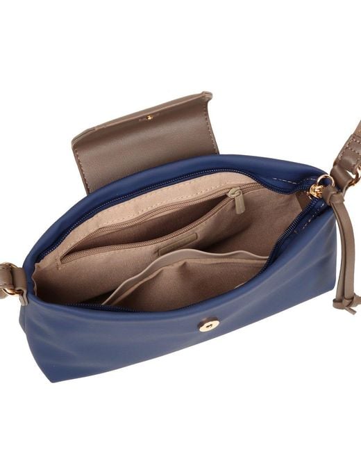 David Jones Blue Belfort Messenger Bag