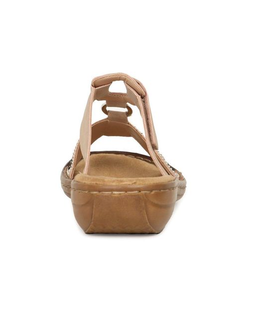 Rieker Brown Radiance Sandals