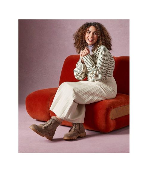 Hush Puppies Brown Aurelia Ankle Boots