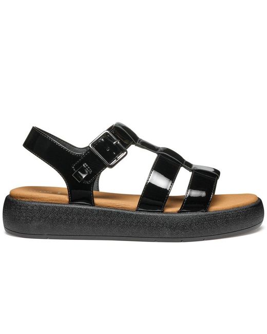 Geox Black D Camalei Sandals