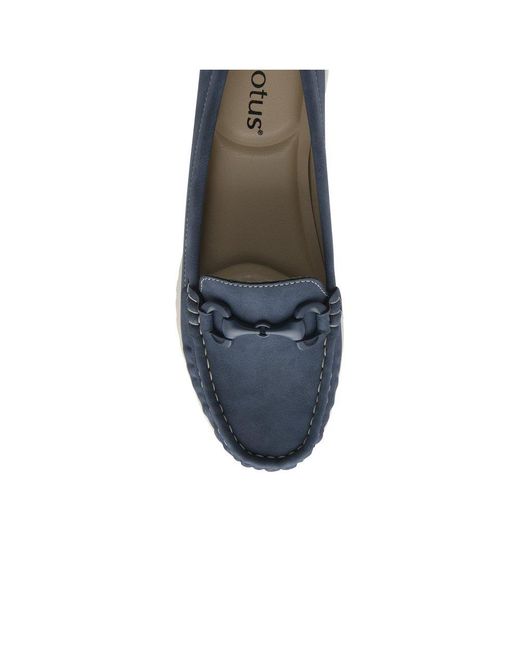 Lotus Blue Symi Loafers