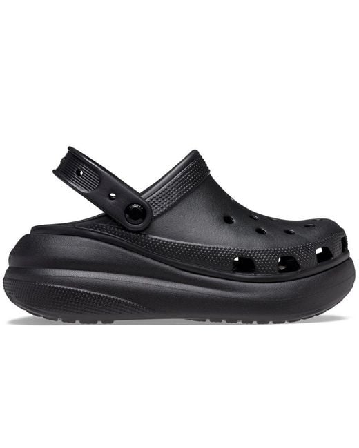 CROCSTM Black Classic Crush Sandals