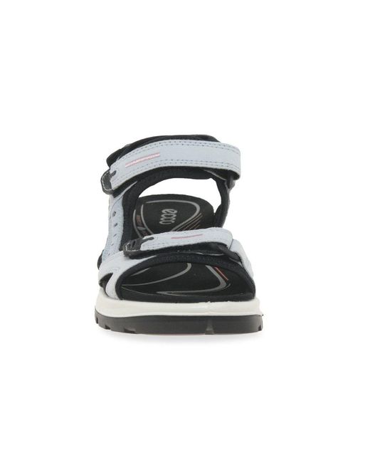 Ecco Multicolor Kids Yucatan 3-strap Sandal Size 7. 5 Leather Violet Ice Metallic