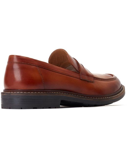 Base London Brown Ivey Loafers for men