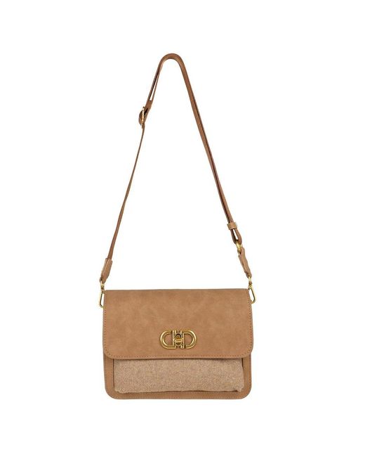 David Jones Brown Chartres Shoulder Bag