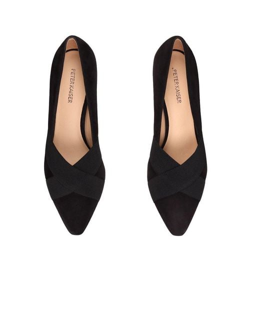 Peter Kaiser Black Pisa Court Shoes