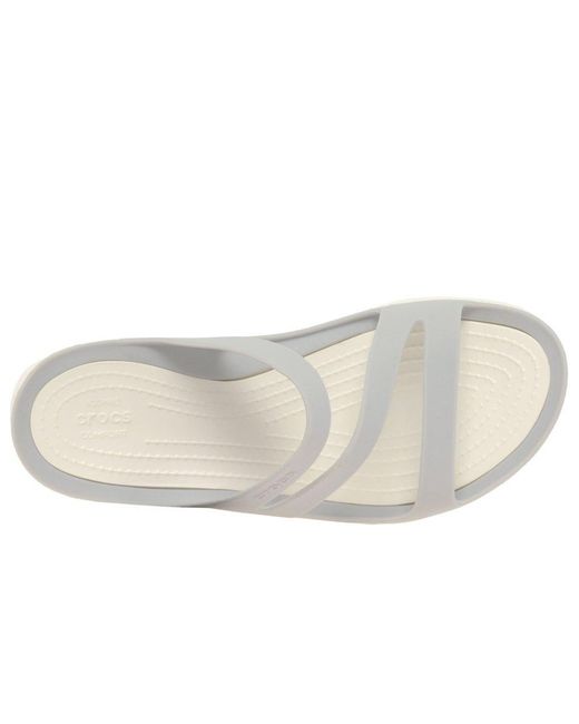 CROCSTM White Swiftwater Casual Sandals