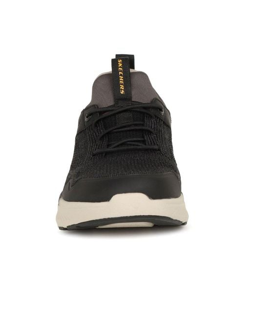 Skechers Black Arch Fit Crosser Slip for men