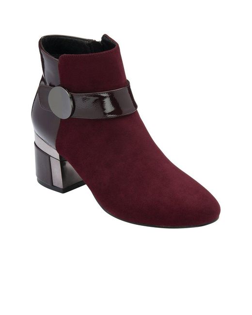 Lotus Purple Kirsty Ankle Boots