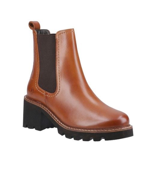 Hush Puppies Brown Gaia Chelsea Boots
