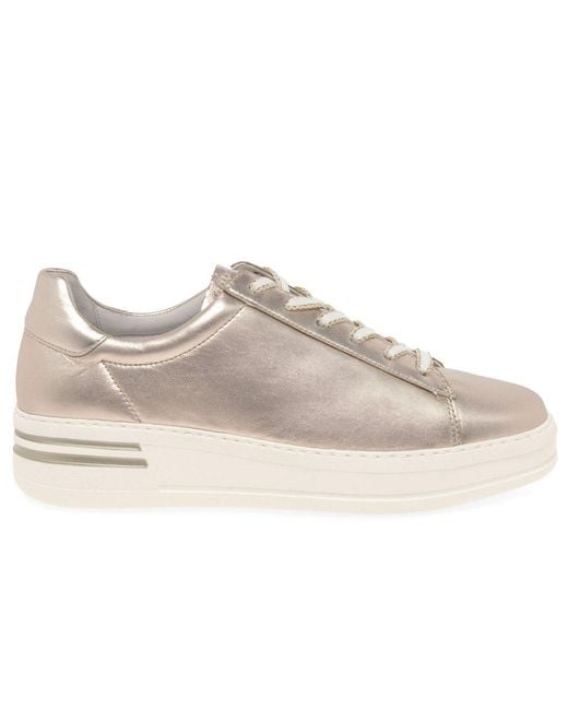 Gabor White Keystone Trainers