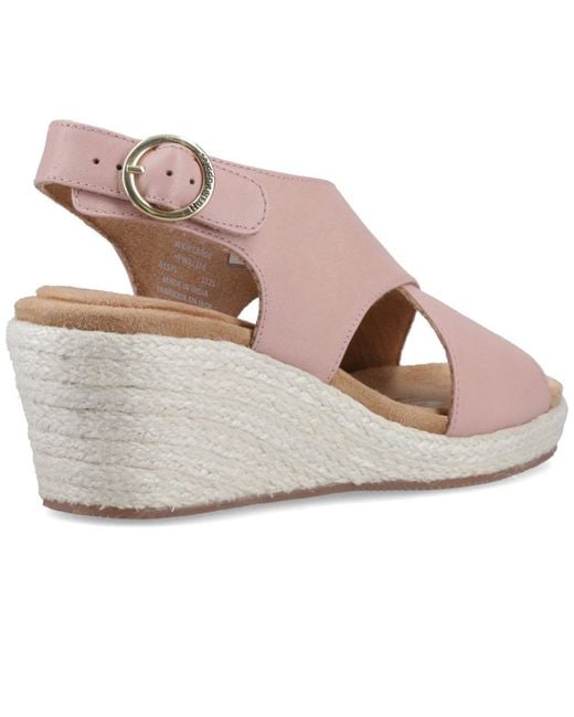 Hush Puppies Pink Dalia Kitten Slingback Court Shoes